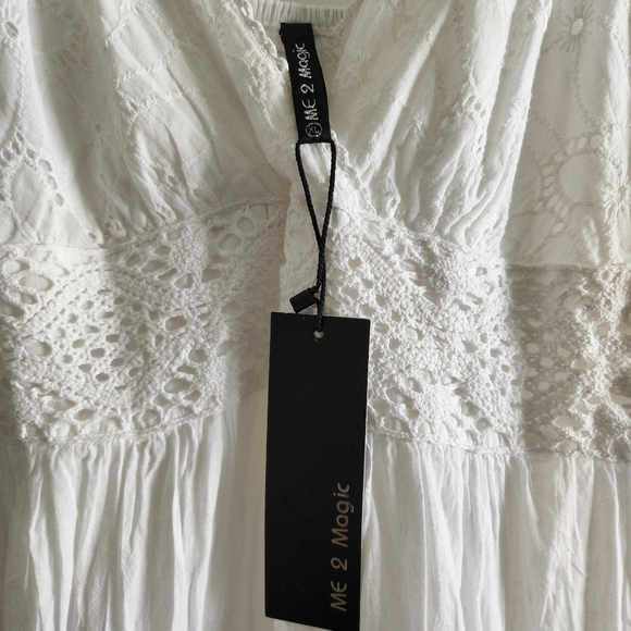 White  cotton summer dress - Picture 7 of 13